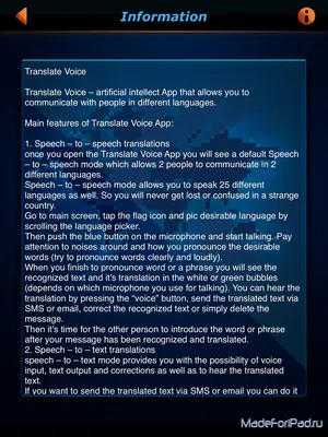 Перевод Голоса PRO - Переводы голоса и текста для путешественников | Все  для iPad картинки