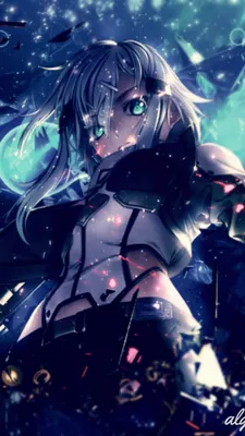 Скачать бесплатно обои ID: 457091 / Аниме Sword Art Online II, Синон (Sword Art Online), Шино Асада, 720x1280 скачать бесплатно картинки