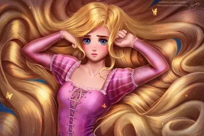 Фото Rapunzel / Рапунцель из мультфильма Tangled / Рапунцель запутанная  история, by Prywinko картинки