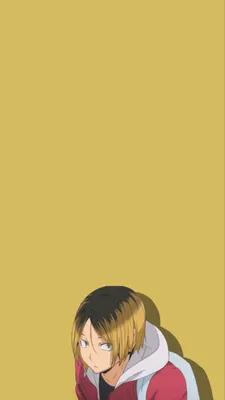 kenmakozume #haikyuu #wallpapers #haikyuuedit #aesthetic #yellow #iphonewallpapers Haikyuu anime, Kawaii anime, Cute anime wallpaper картинки