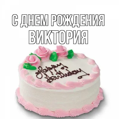 Открытка с именем Виктория С днем рождения happy birthday. Открытки на  каждый день с именами и пожеланиями. картинки