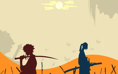 Mugen Samurai Champloo Обои и фоны 4K, HD, двойной экран картинки