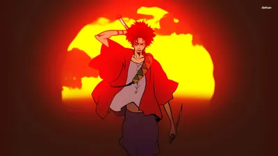 Муген Самурай Чамплу. Самурай Champloo Battle Shadow Jin Mugen обои картинки