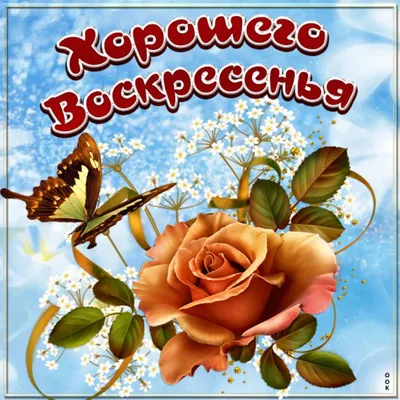 Хорошего воскресного дня открытки - 68 фото картинки