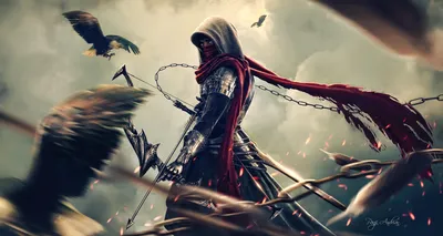 The Eagle Archer 4k, HD Artist, 4k обои, изображения, фоны, фото и картинки картинки