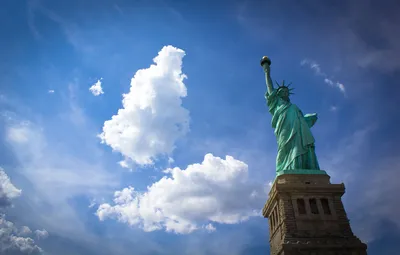 Обои USA, США, НЬЮ-ЙОРК, СТАТУЯ СВОБОДЫ, STATUE OF LIBERTY, NEW YORK  картинки на рабочий стол, раздел город - скачать картинки