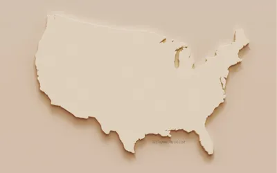 Скачать обои USA map, 3d silhouette of USA map, plaster map of USA, brown  stone background, USA plaster map, USA, North America для монитора с  разрешением 2560x1600. Картинки на рабочий стол картинки