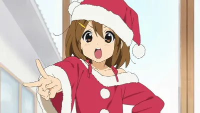 К-ОН! скриншоты Hirasawa Yui аниме новогодние наряды аниме девушки знак мира wallpaper | 1920x1080 | 254141 | обоиUP картинки