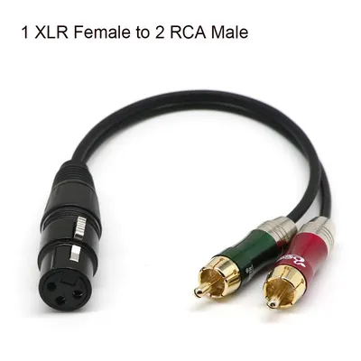 1,15 фута / 35 см разъем стерео микрофон 1 XLR женский к 2 RCA мужской  аудио кабель Y сплиттер патч купить недорого — выгодные цены, бесплатная  доставка, реальные отзывы с фото — Joom картинки