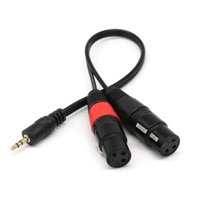 3Pin 2 XLR женский к 3,5 мм 1/8 '' TRS мужской штекер стерео аудио кабель  адаптер шнур купить недорого — выгодные цены, бесплатная доставка, реальные  отзывы с фото — Joom картинки