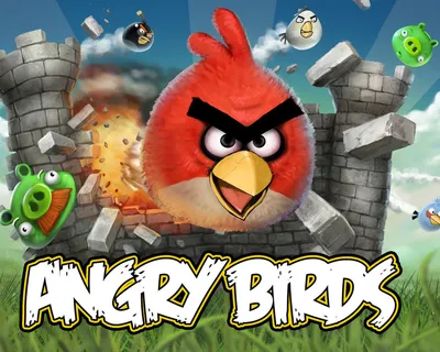 Обои на рабочий стол Главные персонажи из игры Злые Птички / Angry Birds,  обои для рабочего стола, скачать обои, обои бесплатно картинки