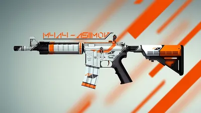 Картинки Counter Strike Автоматы M4A4 asiimov cs:go global offensive картинки