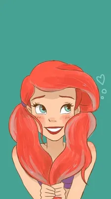 Обои на телефон в стиле и с русалочкой Ариэль - YouLoveIt.ru | Disney  wallpaper, Disney princess wallpaper, Cartoon drawings картинки