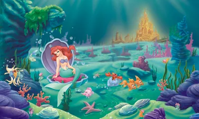 Картинки The Little Mermaid скачать на рабочий стол, заставки Русалочка картинки