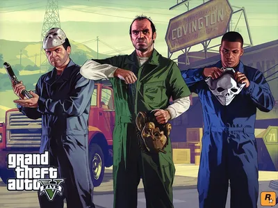 Обои для рабочего стола ГТА 5 Grand Theft Auto пистолет мужчина Игры картинки