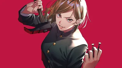 Jujutsu Kaisen Nobara Kugisaki.iPhone 7 Plus обои 1080×1920 – Kawaii Mobile картинки
