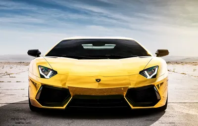 Обои отражение, Lamborghini, Ламборджини, Ламборгини, LP700-4, Aventador,  Авентадор, LB834, золотистый хром, Project AU79, Chrome gold картинки на  рабочий стол, раздел lamborghini - скачать картинки