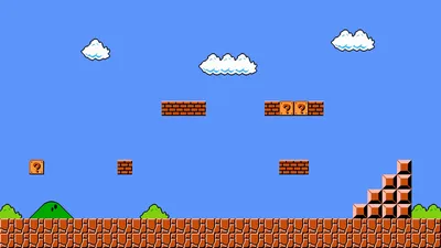 В Minecraft фанат воссоздал первый мир из Super Mario Bros. Там можно  собирать монеты картинки