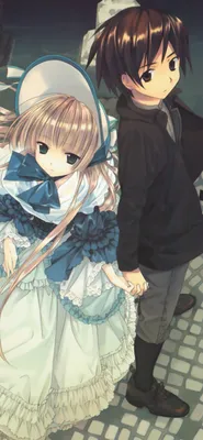 Скачать бесплатно обои ID: 346263 / Anime Gosick Phone Wallpaper, Victorique De Blois, Kazuya Kujō, 1125x2436 скачать бесплатно картинки