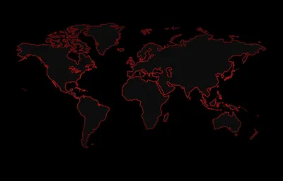 Обои земля, мир, материки, черный фон, карта мира картинки на рабочий стол,  раздел разное - скачать картинки