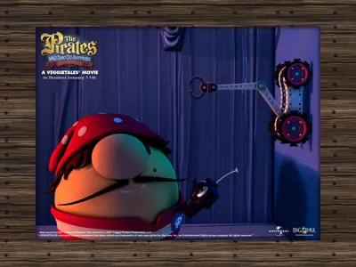 Обои 1280 на 960 к фильму Приключения пиратов в стране овощей 2 | Pirates  Who Don't Do Anything: A VeggieTales Movie #6907 | KINOMANIA.RU картинки