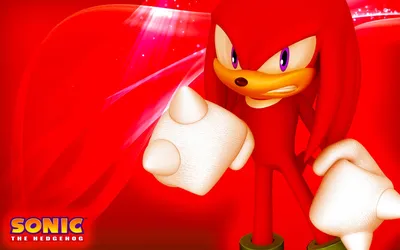 Скачать обои Knuckles The Echidna Official Poster Wallpaper картинки