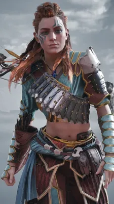 Aloy Portrait Horizon Zero Dawn 4K Ultra HD Mobile Wallpaper картинки