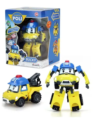 Игрушка Трансформер Робокар Баки 10 см (Robocar Poli Робокар Поли 83308)  Мама Папа Я 13742957 купить в интернет-магазине Wildberries картинки