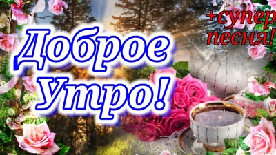 С Добрым Утром!Доброе Утро и Хорошего Дня!Супер Песня! - YouTube картинки