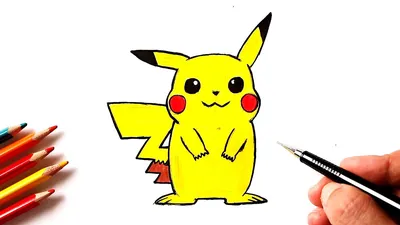 How to draw Pikachu | Ehedov Elnur - YouTube картинки