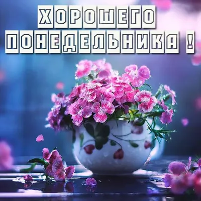 Открытка хорошего понедельника (скачать бесплатно) картинки