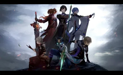 Genshin Impact Mmorpg Kaedehara Kazuha Genshin Impact Zhongli Genshin Impact Kamisato Ayato Genshin Обои - Разрешение:4538x2782 - ID:1350327 - wallha.com картинки