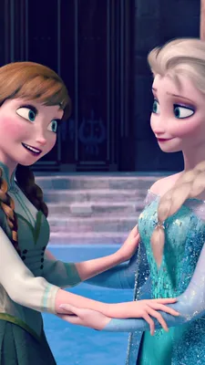 Холодное сердце Elsa and Anna phone Обои - Эльза и Анна фото (39340020) -  Fanpop картинки