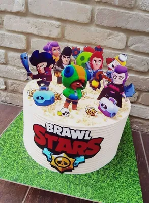 Торт Brawl Stars - десерт на день рождения - Торты на заказ Киев,  Кондитерская с многолетним опытом Cupcake картинки