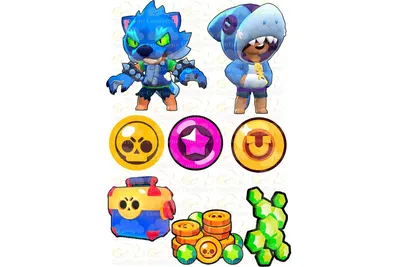 Купить картинку на торт Brawl Stars картинки