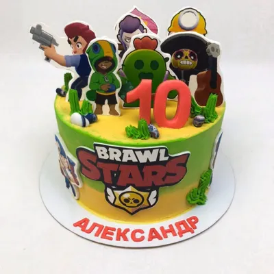 ТОРТЫ 🎂 ФИГУРКИ Москва on Instagram: “Brawl stars тортик для  Александра!😉Торт#тортbrawlstars #тортназ… | Торт на день рождения, Торт ко  дню рождения девочки, Торт картинки