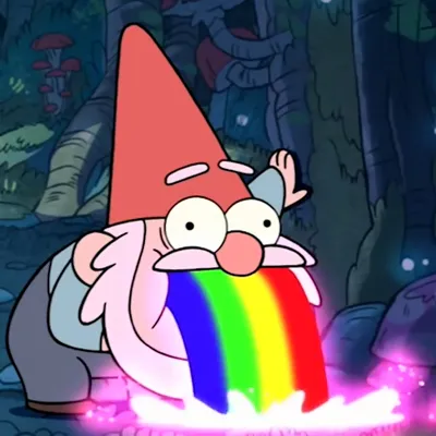 Живые обои Gravity falls Gnome puke - Wallpaper Engine картинки