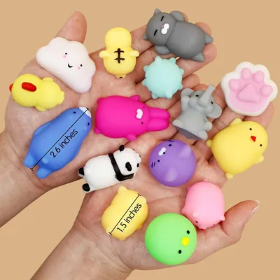 Buy Игрушки Mochi Squishy, 50 шт. Мини-вечеринка Squishy. Любители для  детей. Животные Squishies. Игрушки для снятия стресса. Кошка Panda Unicorn  Squishy Squeeze Toys. Online at Lowest Price in Ubuy Russia. B078K1T2RK картинки