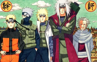 Обои Naruto, Минато, Какаси картинки на рабочий стол, раздел прочее -  скачать картинки