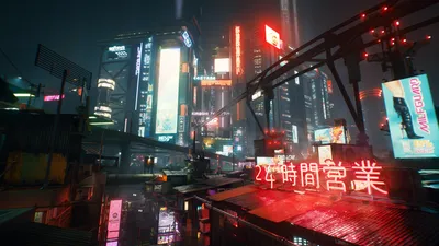 Обои Киберпанк 2077, Cyberpunk 2077, screenshot, 4K, Игры #22965 картинки