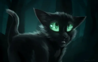 Обои Cats-Warriors, Горелый, Коты-Воители, by Speedienth, Ravenpaw картинки  на рабочий стол, раздел живопись - скачать картинки