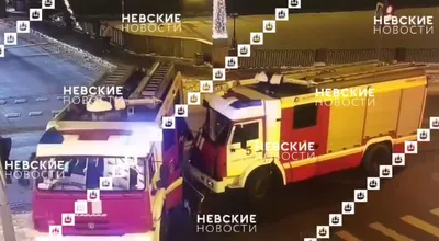 Жесткое столкновение пожарных машин на набережной Фонтанки попало на видео картинки