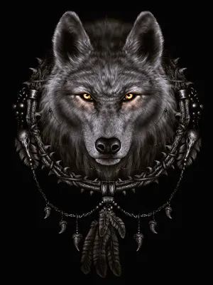 ғᴀɴᴛᴀsʏ ᴀʀᴛ | Wolf poster, Wolf dreamcatcher, Wolf painting картинки