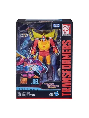 Игрушка Трансформеры Студио Делюкс 17 см Хот Род TRANSFORMERS F0712  Transformers 34911535 купить в интернет-магазине Wildberries картинки