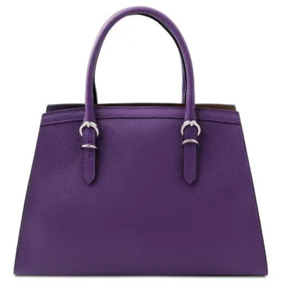 Женская кожаная сумка фиолетового цвета Tuscany Leather TL142147 Purple –  купить в Украине ➔ Empirebags картинки