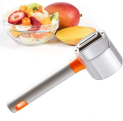 Купить Овощечистка для удаления кожуры с фруктов и овощей Store Fruit  Peeler с контейнером, цена 159 грн — Prom.ua (ID#1575731520) картинки