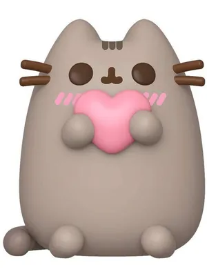 Фигурка Кот Пушин с сердцем №26 (Pusheen: with Heart) Funko 12198015 купить  в интернет-магазине Wildberries картинки