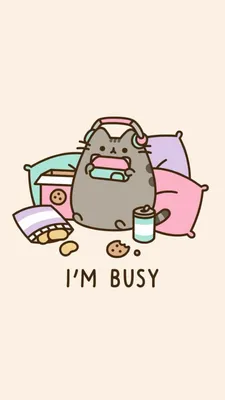 Free download Pusheen Wallpaper WallpaperHDwiki [720x1280] for your  Desktop, Mobile \u0026 Tablet | Explore 48+ Pusheen Wallpaper | Pusheen Cat  Desktop Wallpaper, Pusheen Wallpaper for Computer, Pusheen Wallpaper iPhone картинки