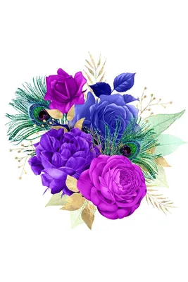 Beautiful bouquets. Красивые букеты. PNG. | Красивые цветы, Радужные розы,  Красивые розы картинки