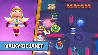 Brawl Stars: бессмертие, повреждение и обход стен, летающее безумие Джанет - Esportschimp картинки